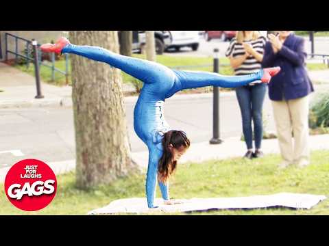 Best Of Gymnastics Pranks | Just For Laughs Gags