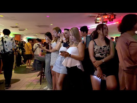 Thailand Bangkok Thermae cafe inside, RCA Club area look around!