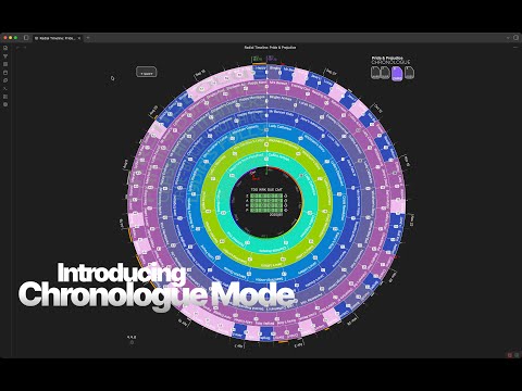 Radial Timeline Chronologue Mode for Obsidian MD — An Intuitive, Visual Way to Author Your Timeline