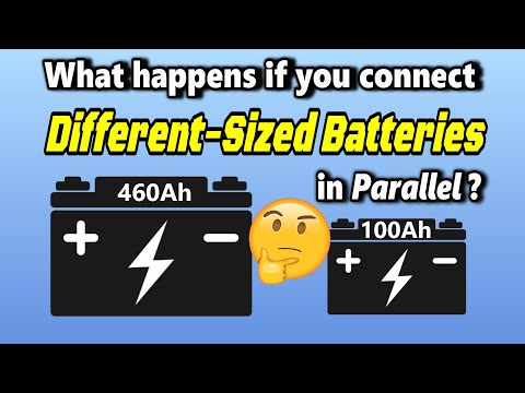 Connecting Batteries with DIFFERENT Capacity in Parallel - What Happens?!