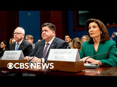 Govs. JB Pritzker, Tim Walz, Kathy Hochul testify at House hearing on sanctuary cities | full video