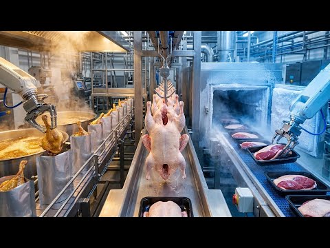 Inside a Modern Duck Factory: From Whole Bird to Confit Legs & Frozen Breasts (Full Process)
