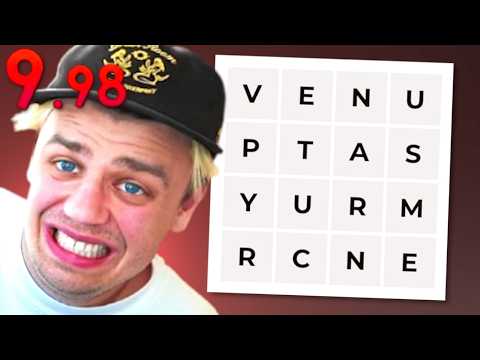 Ich habe nur 10 Sekunden, um JEDES Wordle zu lösen!