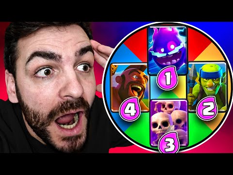 The Elixir Roulette picks my Clash Royale deck! 😱