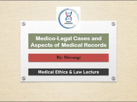 Medico Legal Cases | Medico-legal aspects of medical records #medicalethics #medicolegal