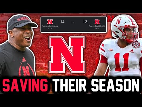 NEBRASKA FOOTBALL is PROVING YOU WRONG (They Are Saving Their Season)