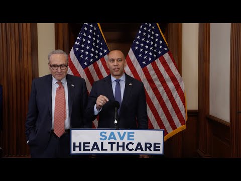 Leader Jeffries and Leader Schumer Speak To Press