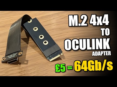 M.2 to Oculink 4i Adapter - TURN £5 INTO 64Gb/s