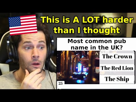 American Reacts to How Well Do You Know The UK?