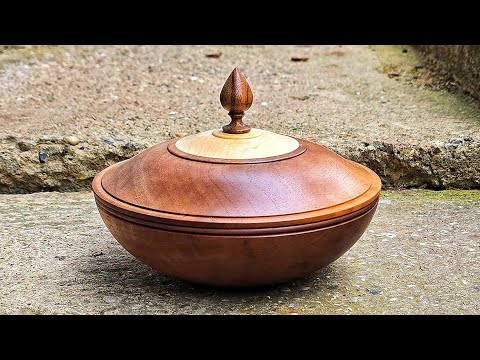 Woodturning - Trinket Box Like No Other