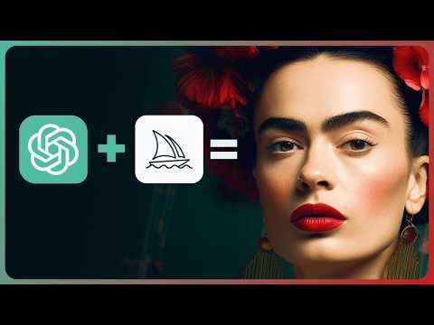 ChatGPT + Midjourney = GOD MODE (FULL PROCESS)