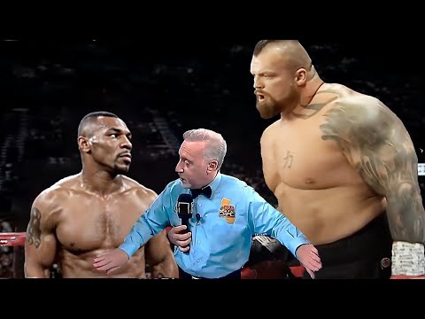 Вот Это Мощь! Бой Тайсона с Великанами! Рост не Помог...