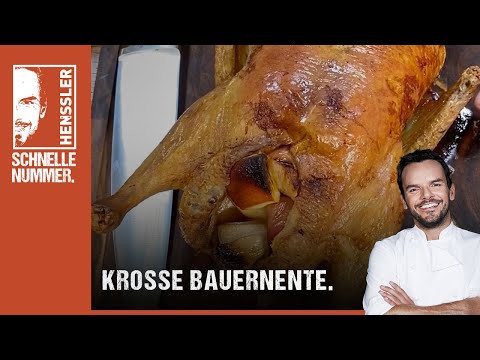 Schnelles krosse Bauernente Rezept von Steffen Henssler