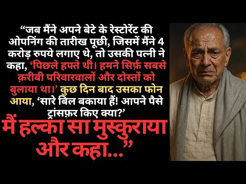 मैंने बेटे के रेस्टोरेंट की ओपनिंग पूछी, बहू बोली – ‘पिछले हफ्ते हो चुकी…’