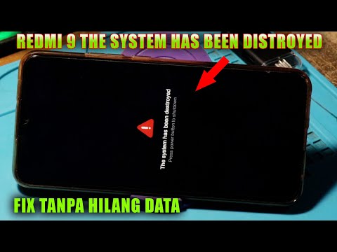 OVERCOME REDMI 9 THE SYSTEM HAS BEEN DISTROYED JUST DO THIS WITHOUT LOSING DATA