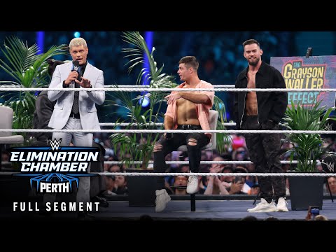 FULL SEGMENT: Cody Rhodes & Seth Rollins call out The Rock & Roman Reigns: Elimination Chamber 2024