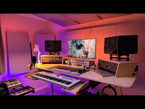 New Studio Desk Tour! Standing Workstation & Gear Explained