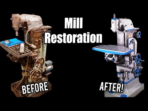 GHA Milling Machine Restoration (Deckel FP1 Clone)