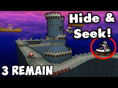We Played Mario Kart Wii HIDE & SEEK on Custom Tracks...