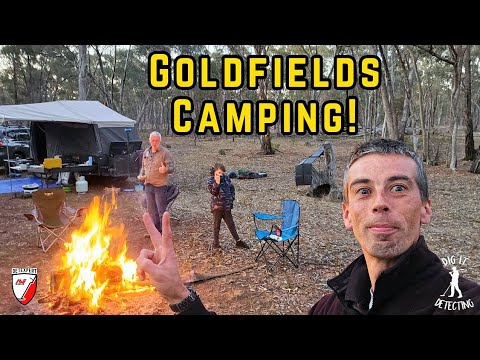 Testing New FLAT Ground! Minelab GPX6000 Metal Detector Plus New Camping Setup In the Goldfields!