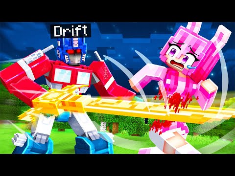 Playing As TRANSFORMERS To Troll My Friends in Minecraft…