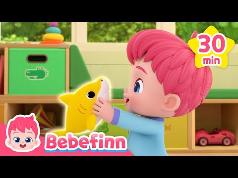 Finn and Shark FamilyㅣBebefinn Song CompilationㅣNursery Rhymes for Kids