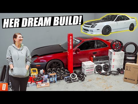 Surprising our SUBSCRIBER with HER DREAM CAR BUILD! (Full Transformation) : 1997 Honda Prelude!