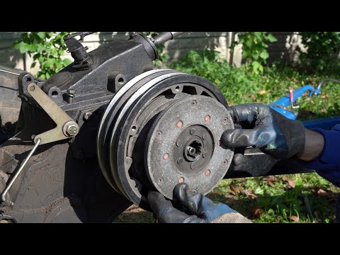 Сцепление на Мотоблоке,Зчеплення Мотоблока, Ремонт зчеплення Мотоблока зубр,Веде Зчеплення Мотоблока