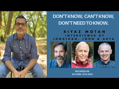 Cracked Open:  Riyaz Motan with Adyashanti & friends  on Cancer, Truth & Liberation