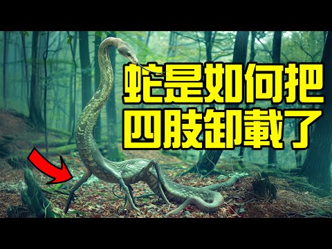 一億年前的蛇是真的有“腿”的存在，但是後來他們把腿卸載了丨番外篇02中生代蛇丨恐龍時代