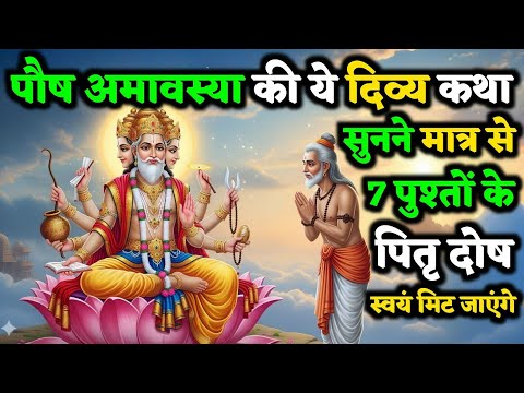 पौष अमावस्या की ये पावन कथा सुनते ही सात पुश्तों के पितृ दोष स्वयं मिट जाते हैं | Amavasya Ki Kath 
