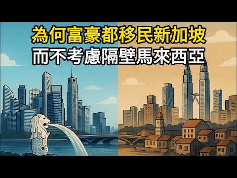富豪移民只選新加坡，看不上馬來西亞？一橋之隔差一個時代