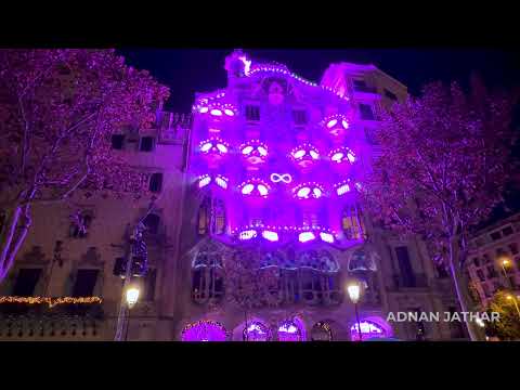 Casa Batlló Light Show ✨ | Gaudí’s Iconic Facade at Night | Barcelona