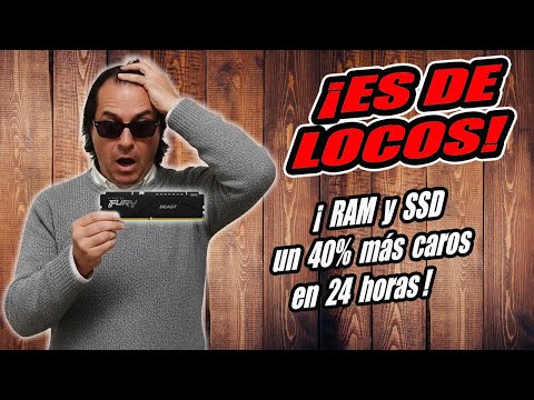 ESPECTACULAR SUBIDA DE UN 20% A UN 40% EN EL PRECIO DE LA MEMORIA RAM Y LOS SSD (EN 24H) #pcgaming
