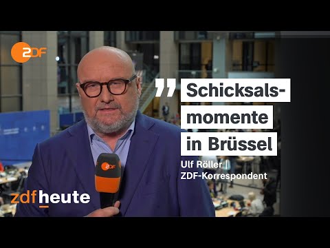 EU-Gipfel: Entscheidung über eingefrorene russische Vermögen für die Ukraine | ZDF Mittagsmagazin
