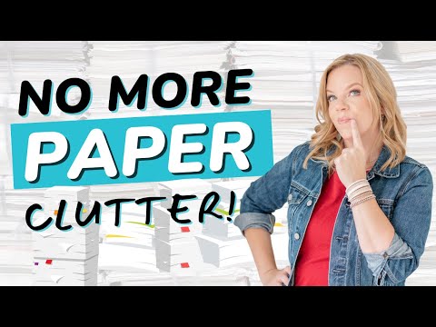 No Paper Piles - The BEST Paper Organizing Systems!