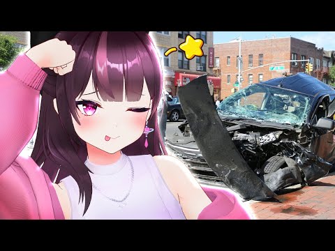 살짝 차를 긁었어요!ㅎㅎ