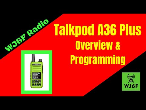 Talkpod A36Plus Overview & Programming