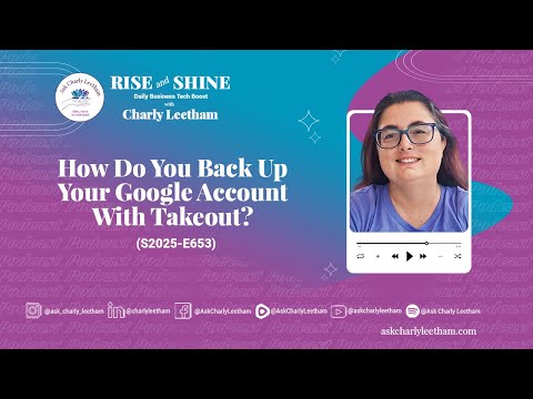 How Do You Back Up Your Google Account With Takeout? (2025/653)