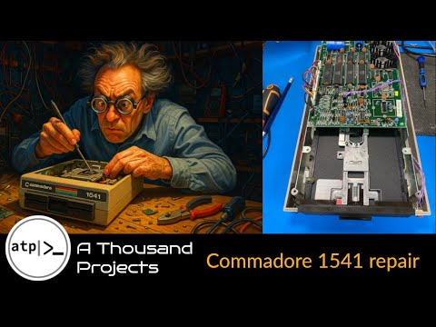 #22 Commadore 1541 Disk drive repair