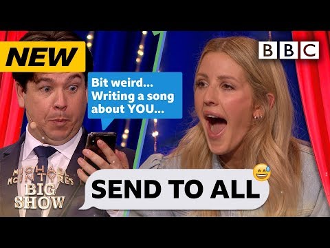 Ellie Goulding totes emosh in Send To All! ๐ | Michael McIntyre's Big Show - BBC
