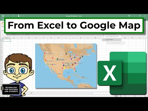 Convert Excel Data into a Google Map