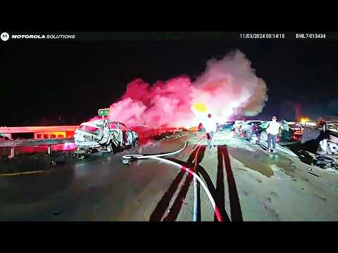 Bodycam Released in I-96 Mass Casualty Incident