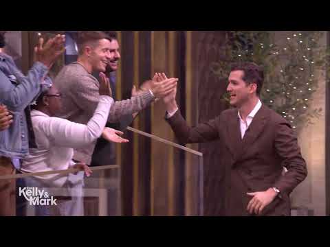 Matt Friend Visits Kelly and Mark with a Special Announcement