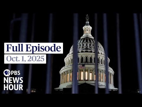 PBS News Hour full episode, Oct. 1, 2025