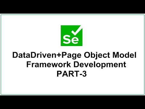 Selenium DataDriven and POM Framework from Scratch Part 3 || Page Objects and User Action Methods