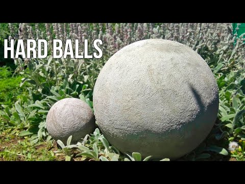 How to make cement balls for the garden, garden decor, garden crafts, patio crafts