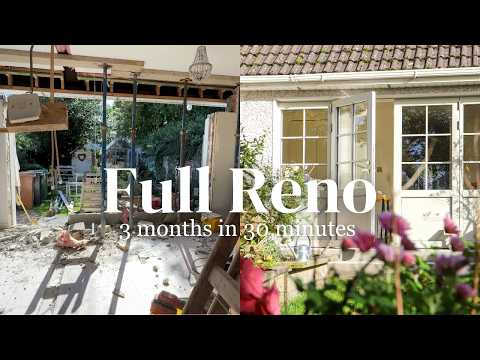 3 months of renovations in 30 minutes! Cottage Renovation Timelapse from Start to Finish