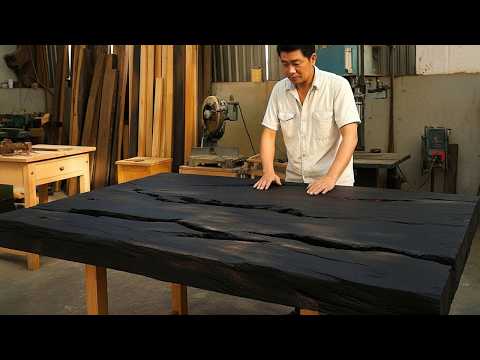 UNBELIEVABLE FIND!! The Black Wood That No One Dared to Do. But This Guy Did to Create A Masterpiece