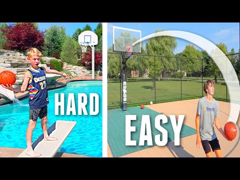 10 EASY to IMPOSSIBLE Trick Shots